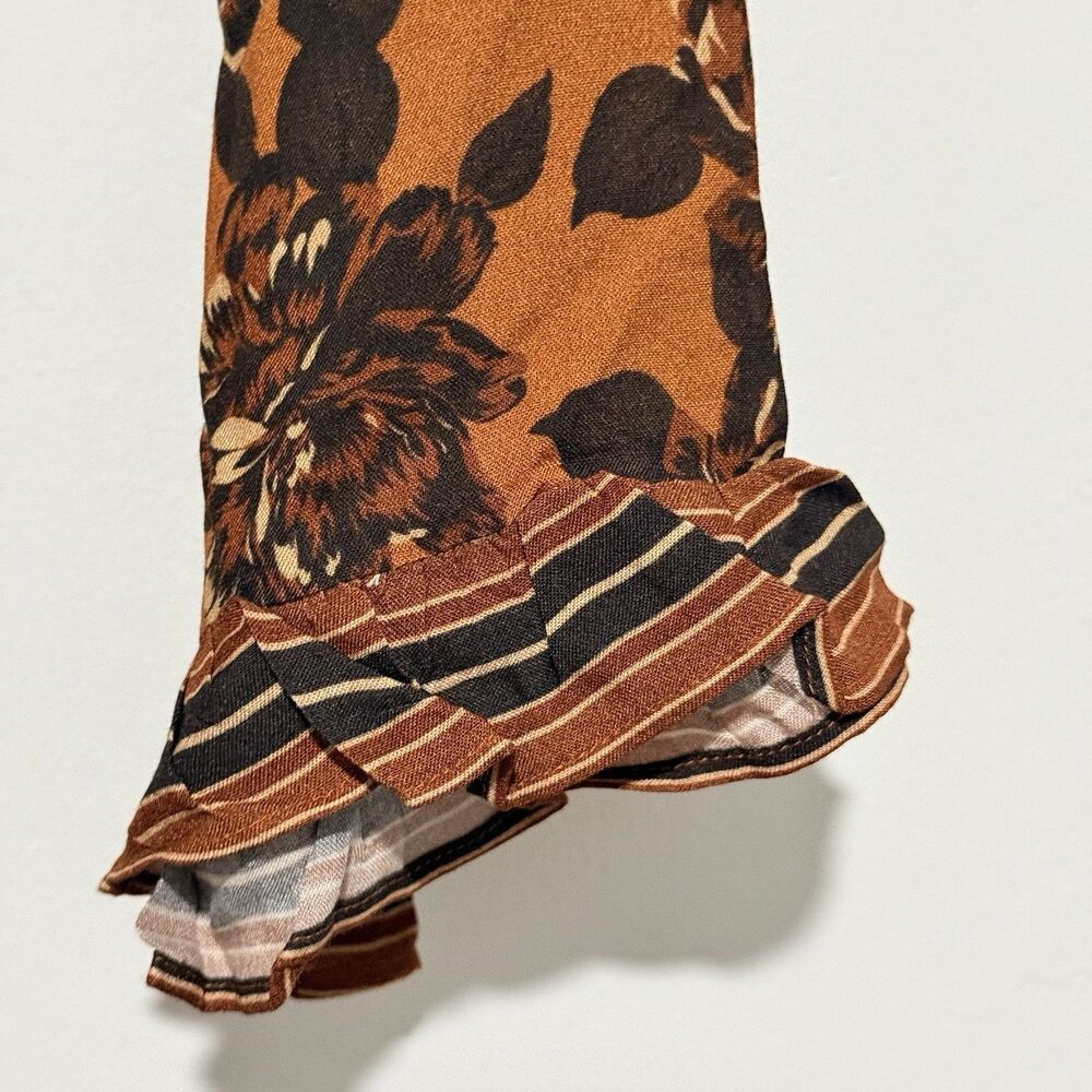 Conditions Apply Irwania Midi Shirtdress 3X Brown Pattern NWT - Picture 7 of 16